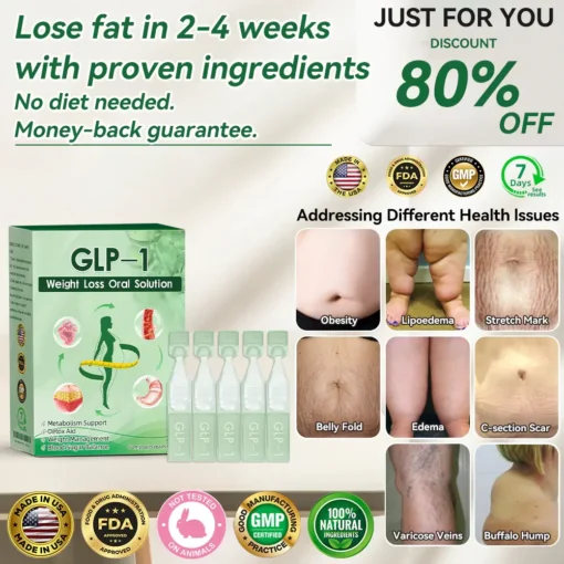 𝐓𝐒𝐄𝐋𝐃® 𝐆𝐋𝐏-𝟏 𝐒𝗹𝐢𝐦𝐦𝐢𝐧𝐠 & 𝐇𝐞𝐚𝗹𝐭𝐡 𝐈𝐦𝐩𝐫𝐨𝐯𝐞𝐦𝐞𝐧𝐭 𝐀𝐦𝐩𝐨𝐮𝗹𝐞 𝐃𝐫𝐨𝐩𝐬